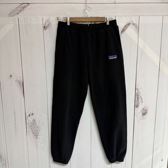 Patagonia Men’s P-6 Label Uprisal Sweatpants M Black EUC - Picture 1 of 13